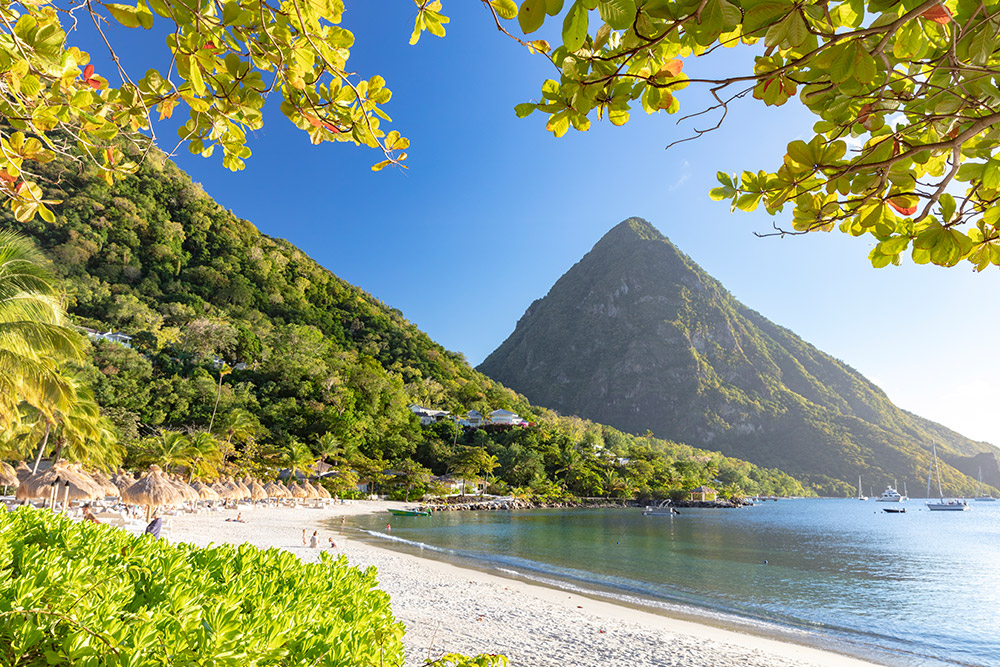 Saint Lucia beach