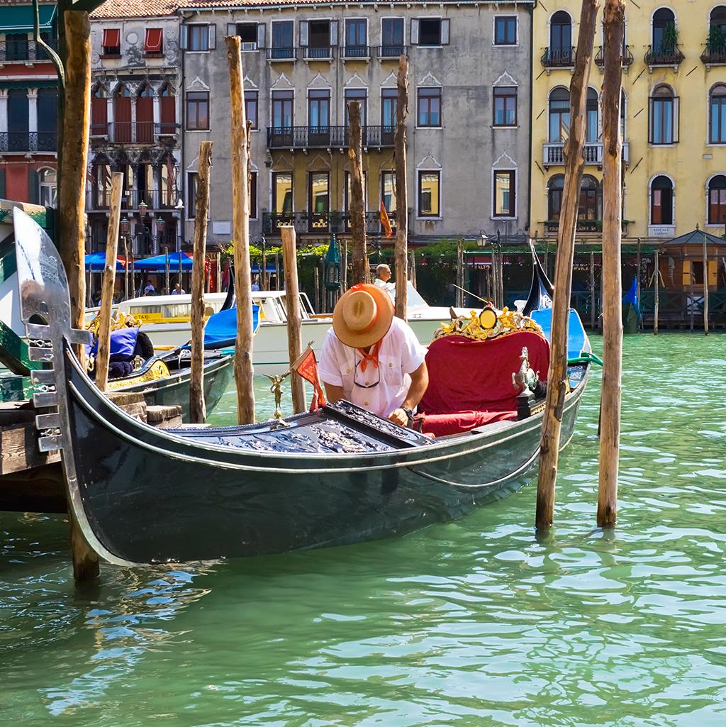 Let Venice romance you on a gondola ride