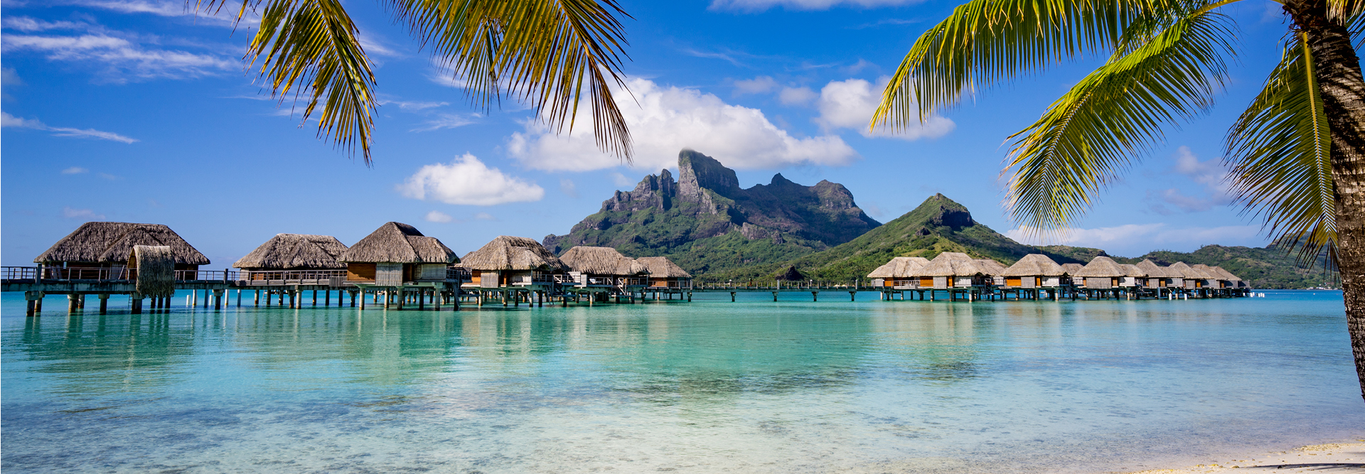 Overwater Bungalows, Bora Bora, the Islands of Tahiti