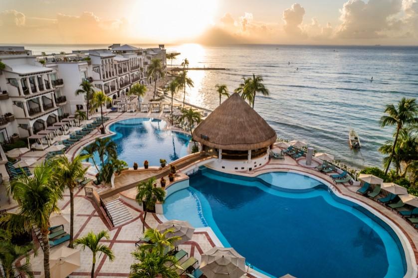 Aerial view of a Wyndham Alltra all-inclusive resort